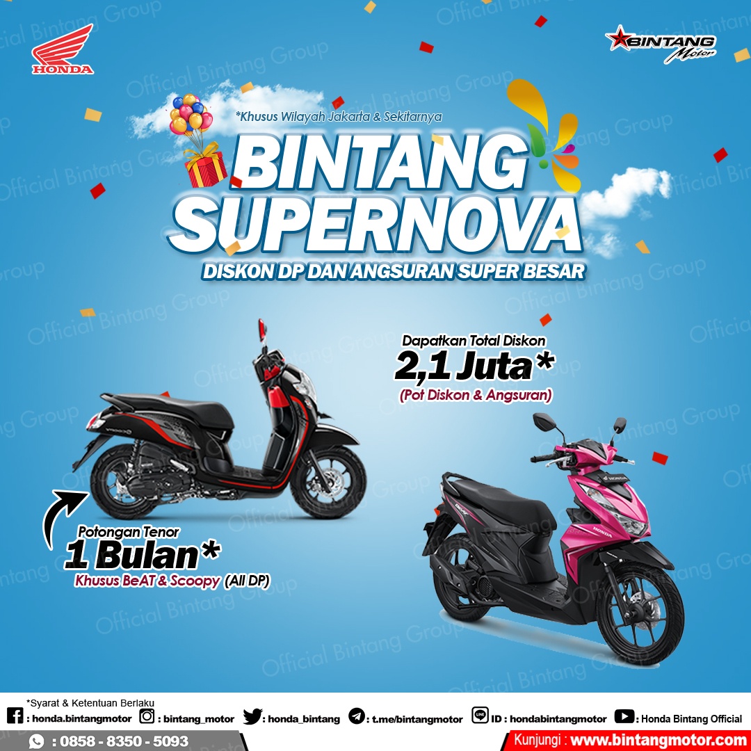 Review Promo Bintang Motor Bulan November 2020 - Honda Bintang Motor