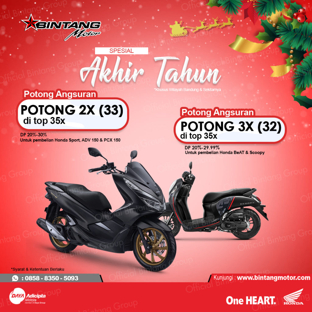 Spesial Desember Bintang Motor Bandung 2020