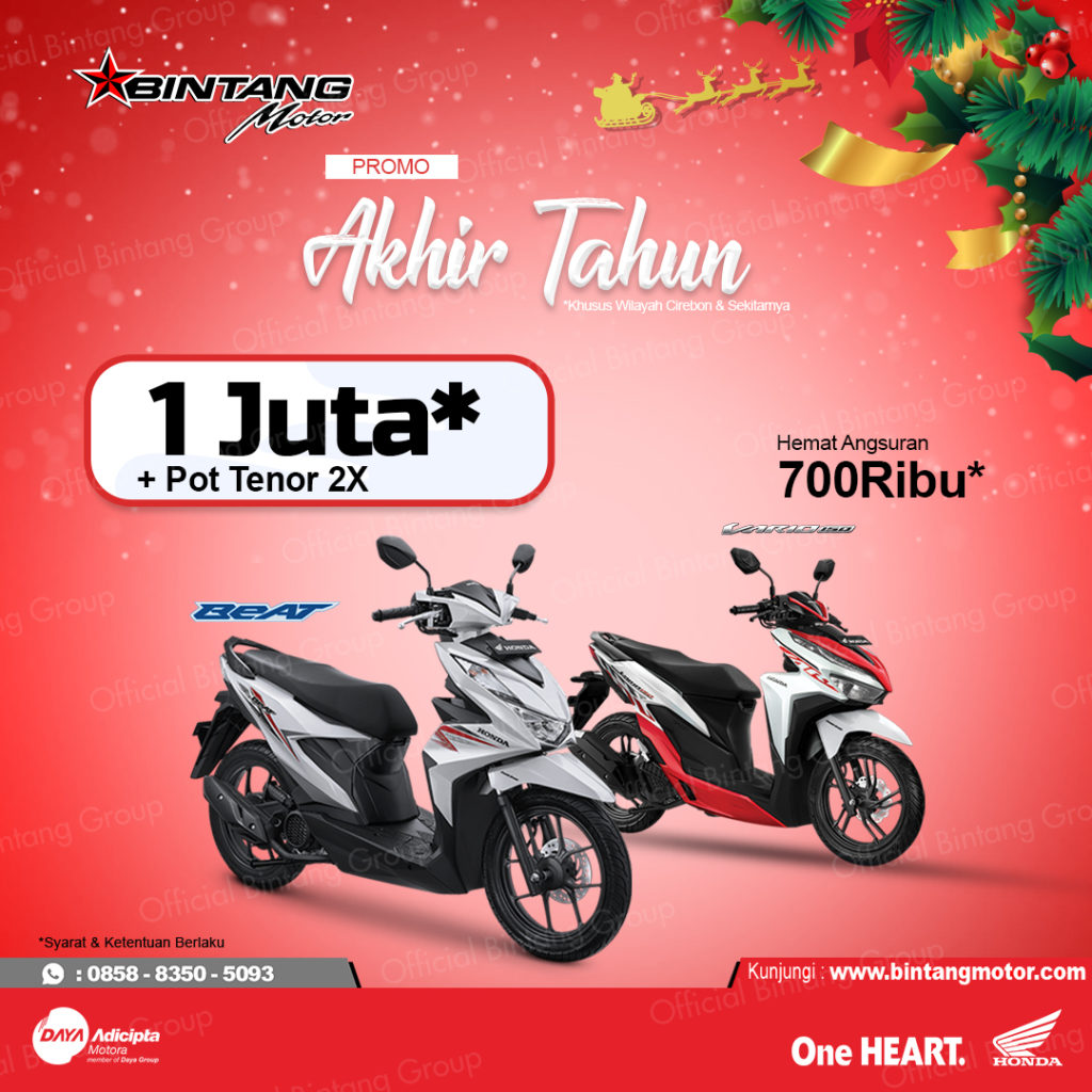 Promo Desember Bintang Motor Cirebon 2020