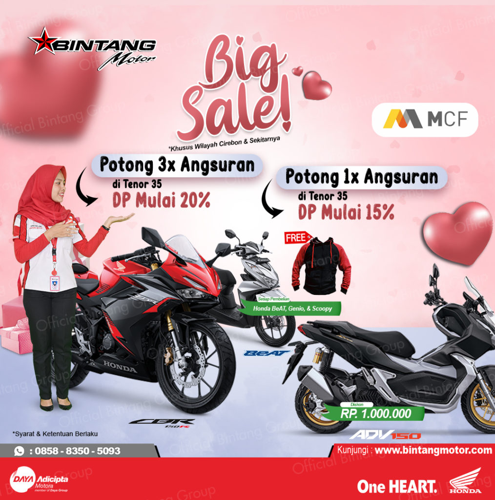 Big Sale Bintang Motor Cirebon Februari 2021