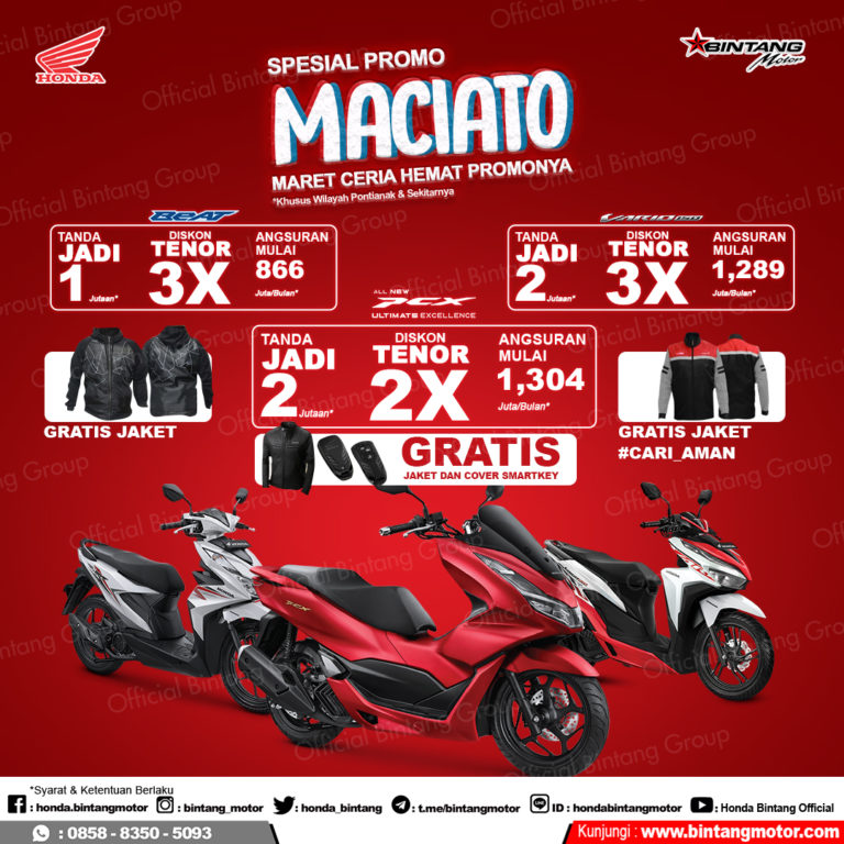 Dealer Motor Honda Terdekat, Cash dan Kredit