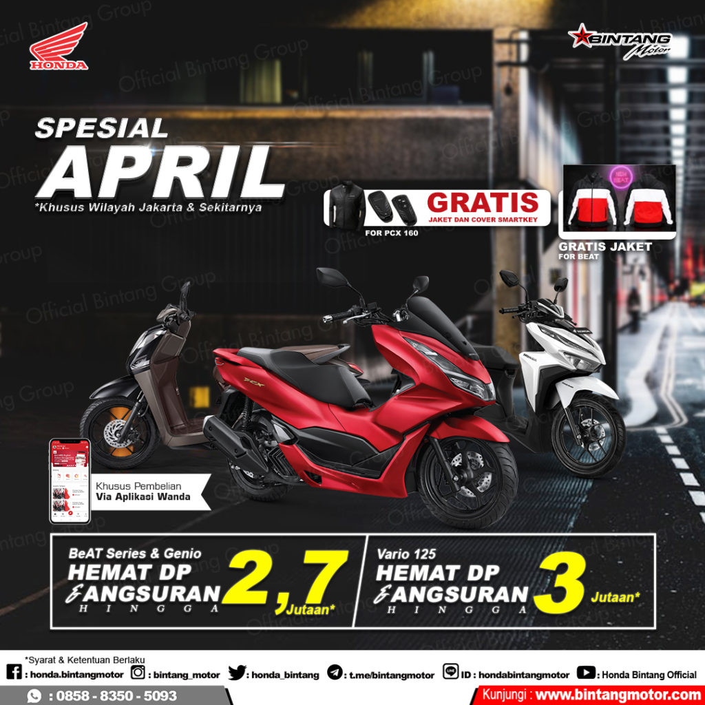 Spesial Diskon Bintang Motor Jakarta April 2021