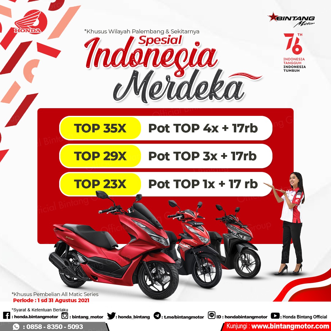Dealer Motor Honda Terdekat, Cash dan Kredit