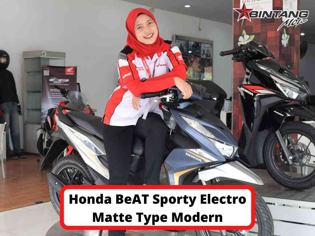 Honda BeAT Sporty Electro Matte Type Modern