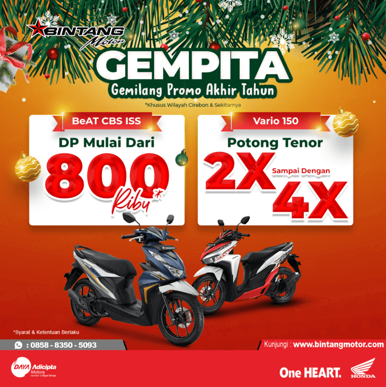 Review Promo Bintang Motor Bulan Desember 2021 - Honda Bintang Motor