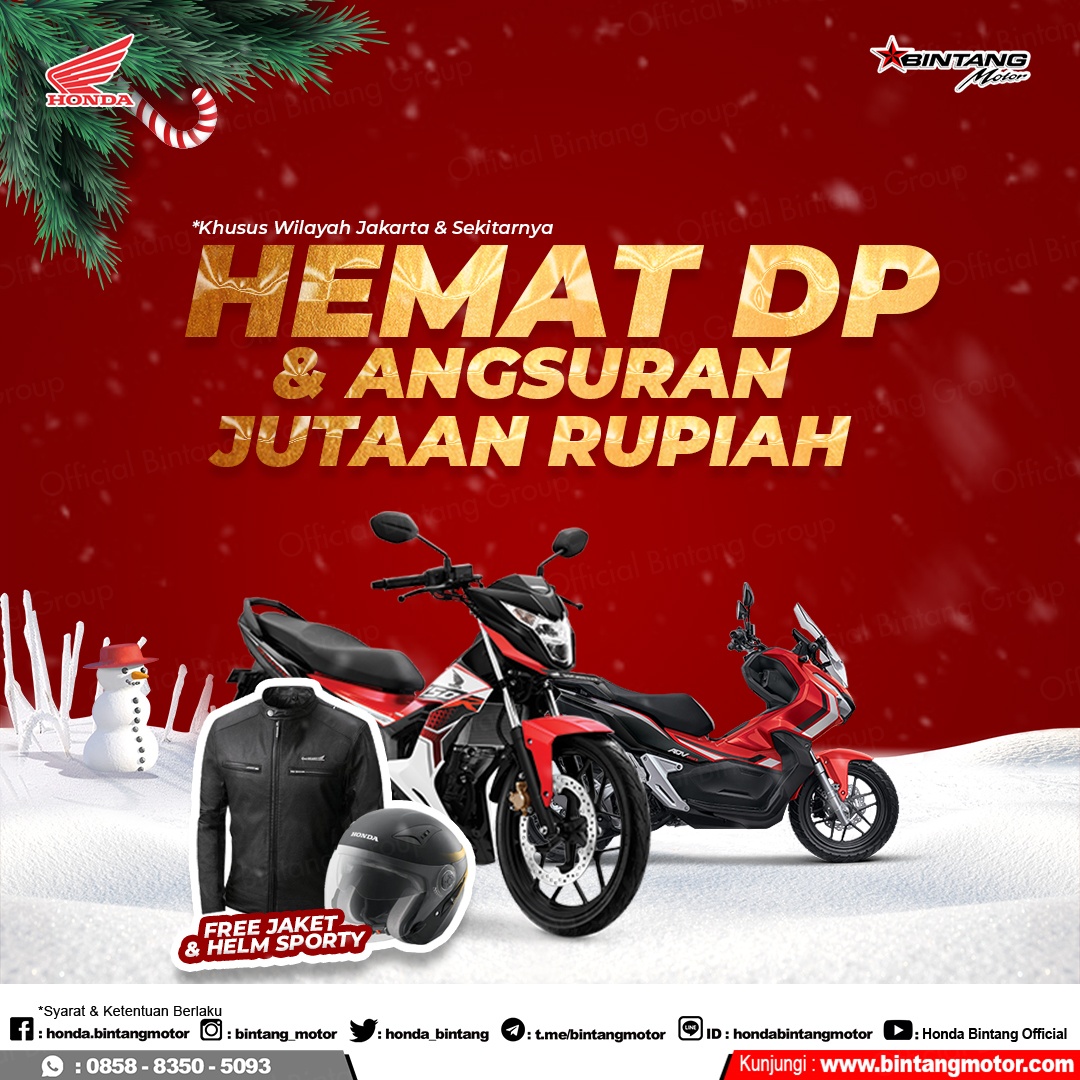 Review Promo Bintang Motor Bulan Desember 2021 - Honda Bintang Motor