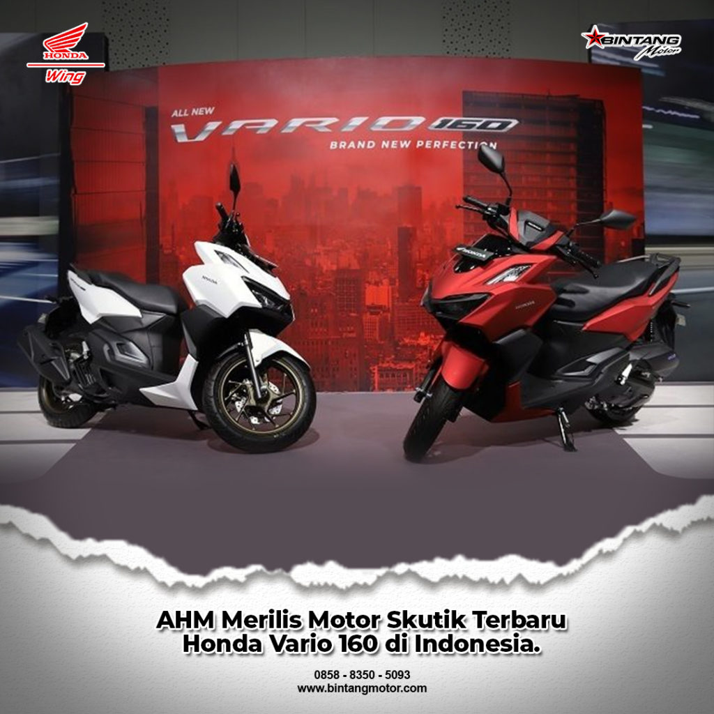AHM Merilis Motor Skutik Terbaru Honda Vario 160 di Indonesia _ 020222