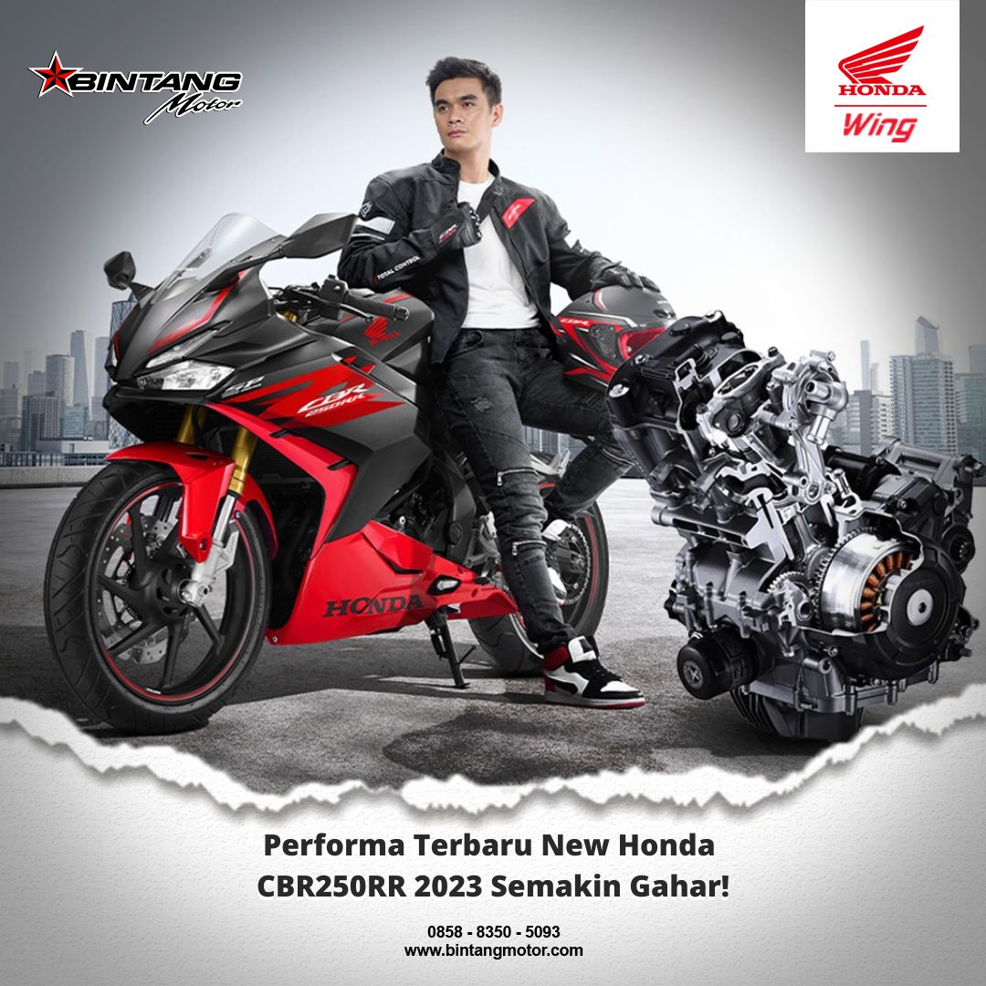 Performa Terbaru New Honda CBR250RR 2023 Semakin Gahar!