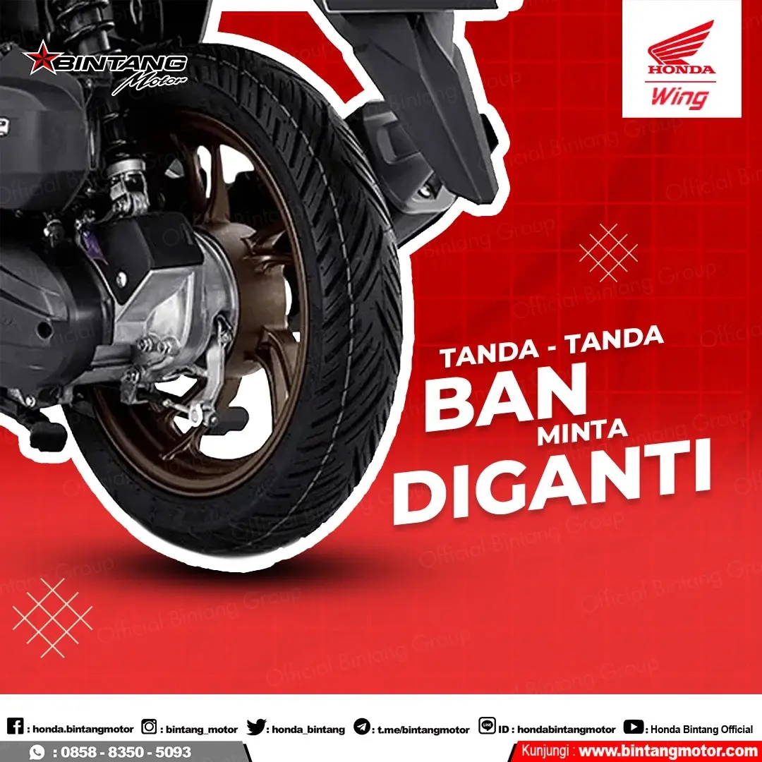 Apa Saja Tanda-Tanda Ban Motor Minta Diganti?