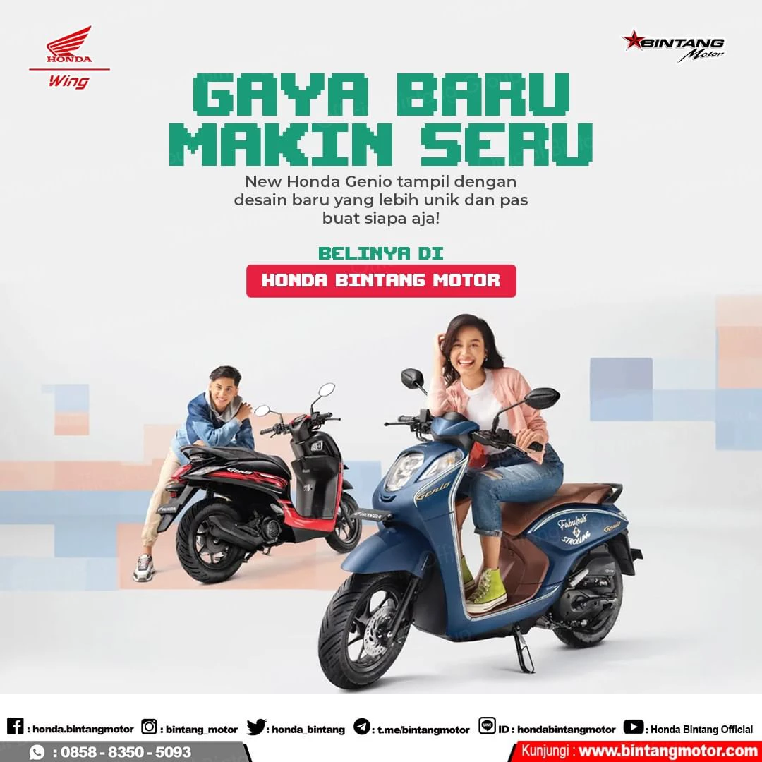 Penawaran Terbaik Kredit Honda Genio Dengan Angsuran Ringan