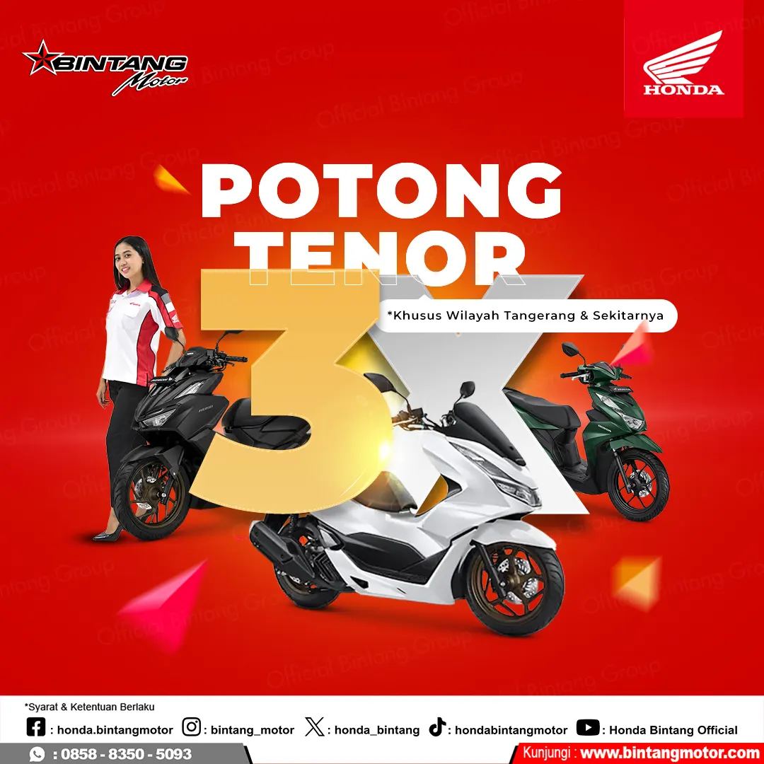 Promo Honda Bintang Motor Tangerang Oktober 2023 - Honda Bintang Motor