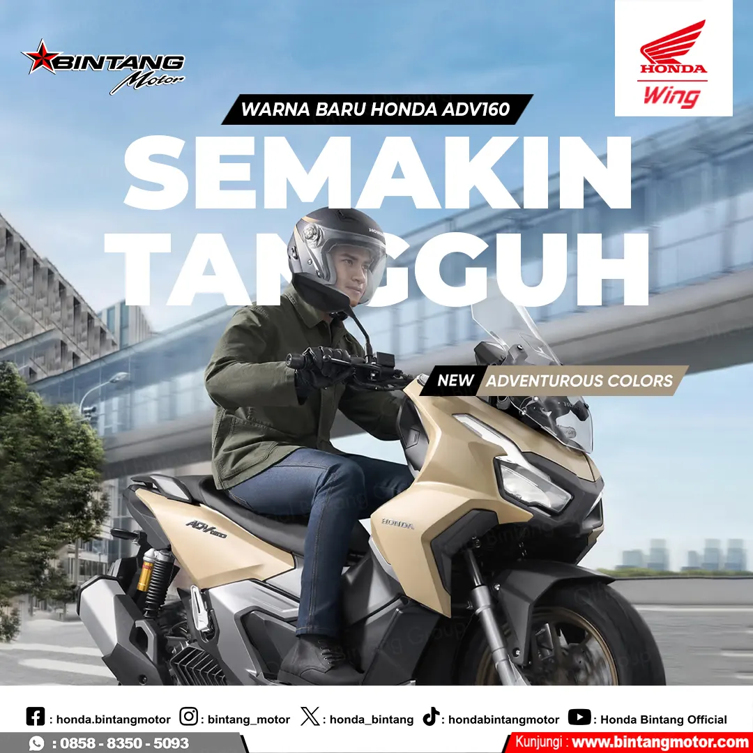 Ini Warna Baru Untuk Honda Adv Semakin Tangguh