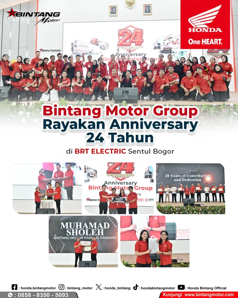 Bintang Motor Group Rayakan 24 Tahun Bersinar Bintang